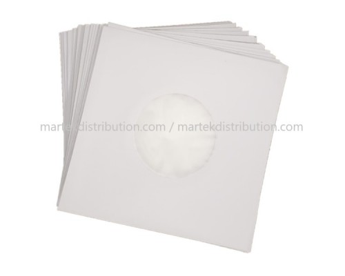 Pochettes papier doublé polyéthylène disque 7" (paquet de 50)